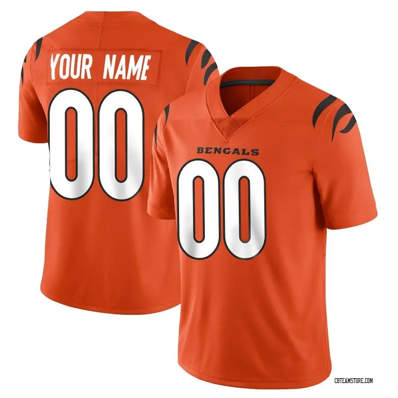 White Men's Custom Cincinnati Bengals Elite Vapor Untouchable Jersey