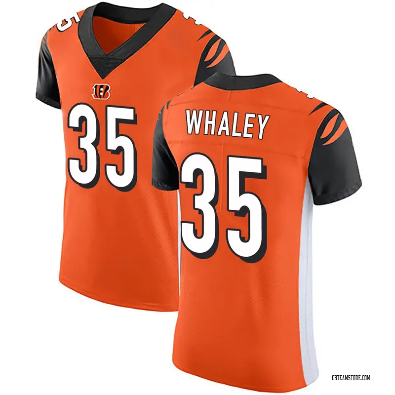 Men's Devwah Whaley Cincinnati Bengals Alternate Vapor Untouchable ...