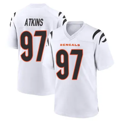 Youth Nike Cincinnati Bengals #97 Geno Atkins Game Black Team