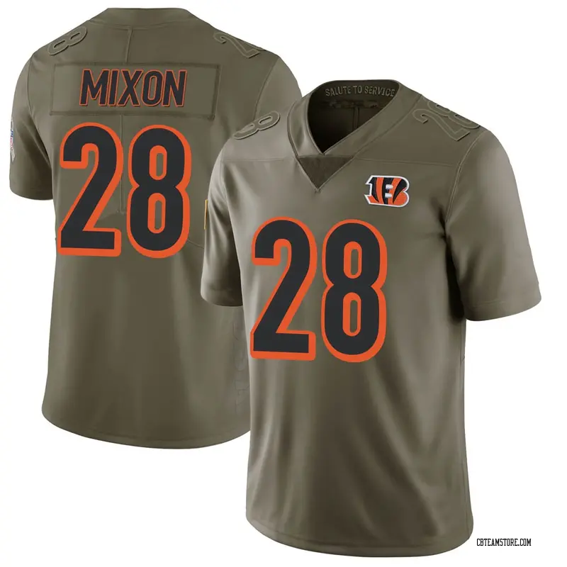 Men's Joe Mixon Cincinnati Bengals 2017 Salute to Service Jersey ...