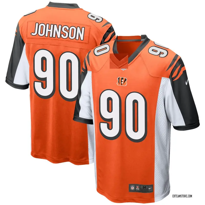 Men's Michael Johnson Cincinnati Bengals Jersey - Orange Game