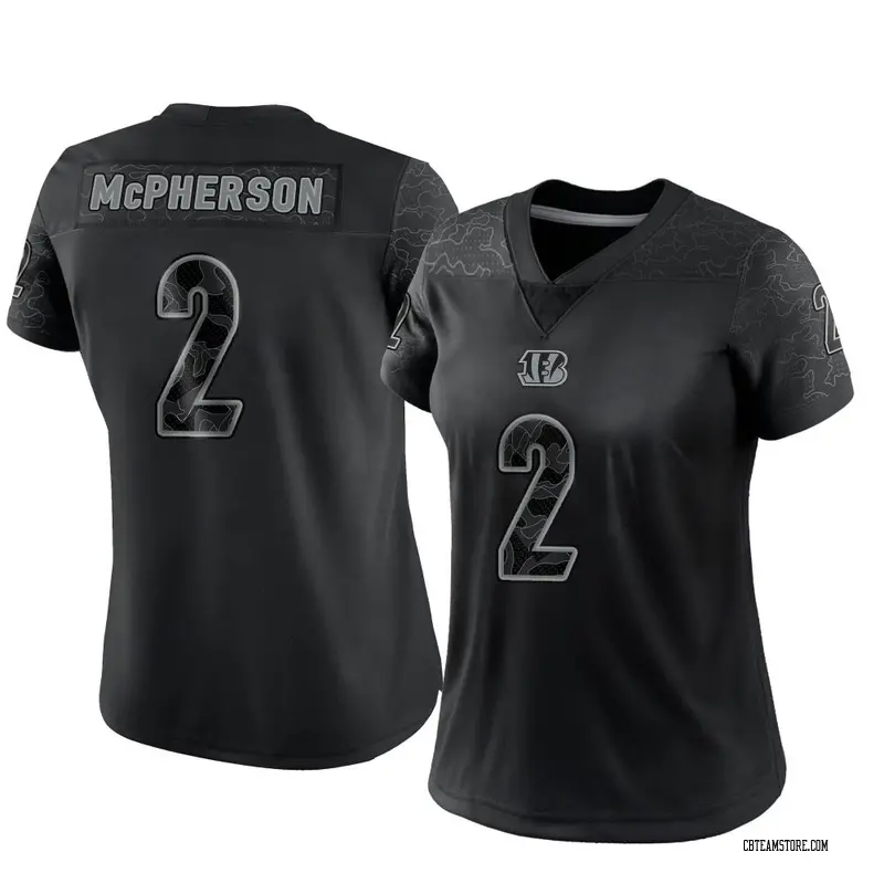 White Women's Evan McPherson Cincinnati Bengals Limited Color Rush