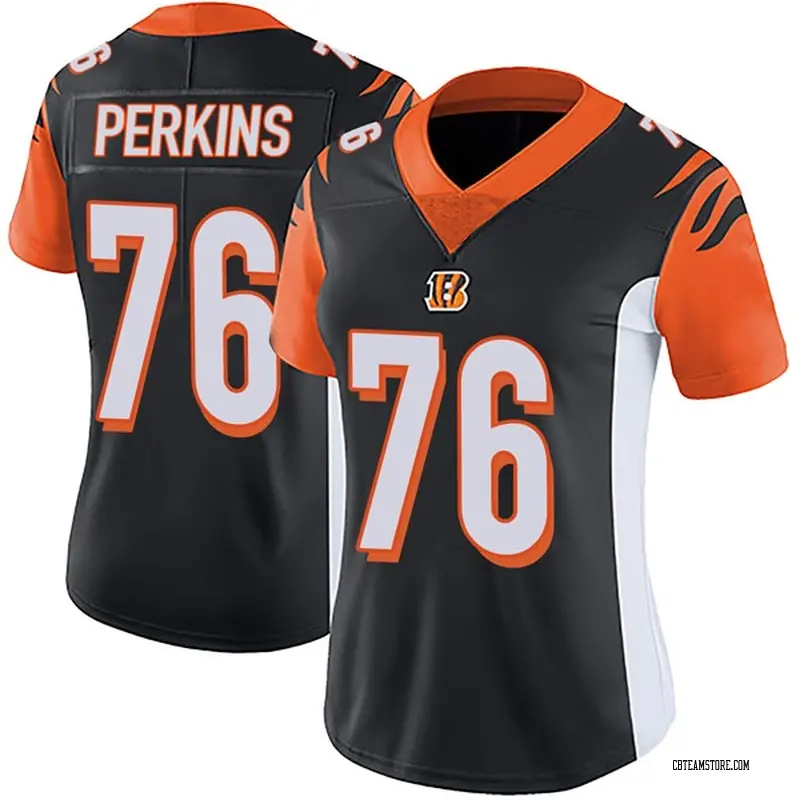 Women's Kent Perkins Cincinnati Bengals Team Color Vapor Untouchable ...