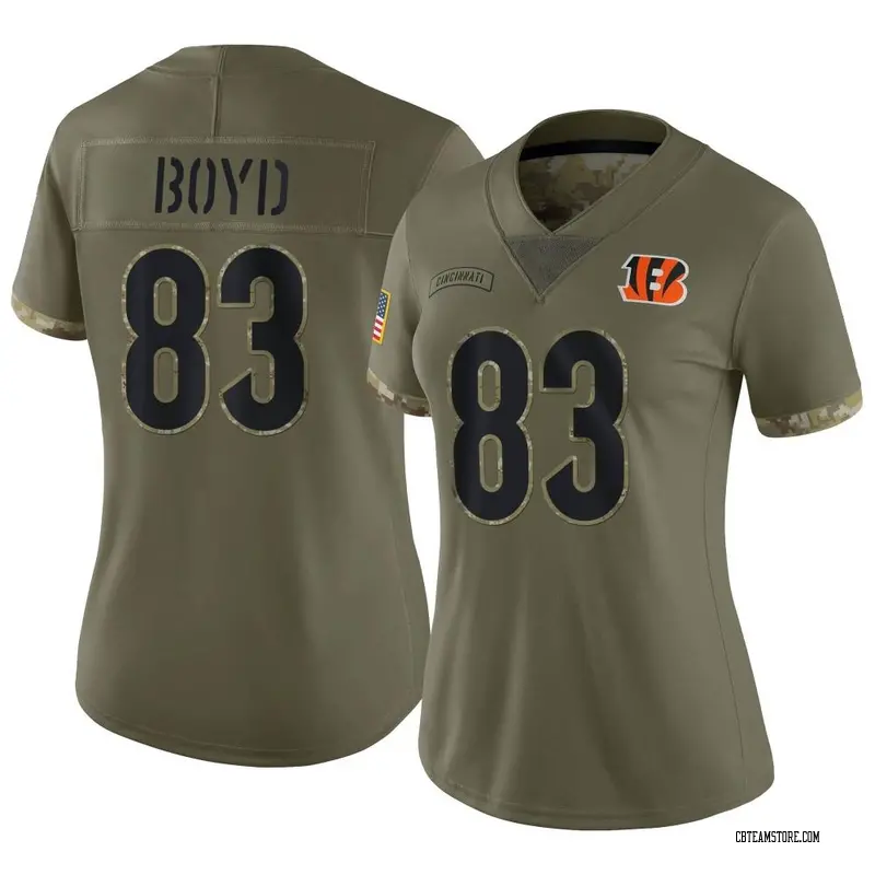 Black Women's Jay Tufele Cincinnati Bengals Limited Reflective Jersey