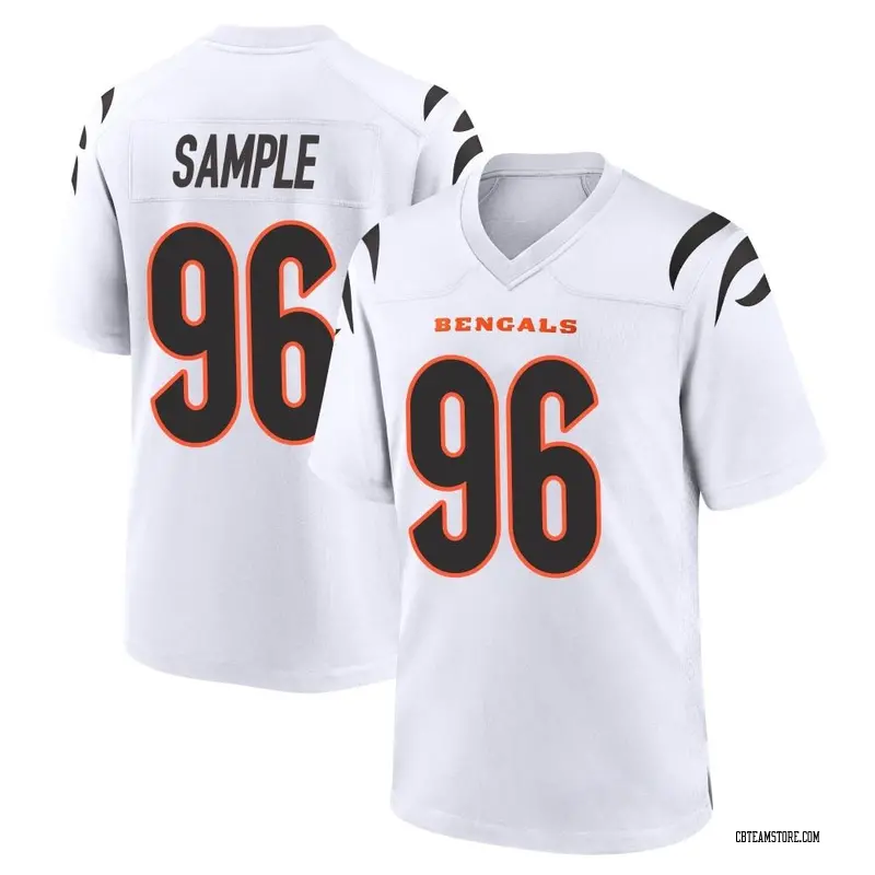 Youth Cameron Sample Cincinnati Bengals Jersey - White Game