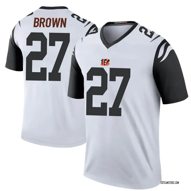 Youth Tony Brown Cincinnati Bengals Color Rush Jersey - White Legend